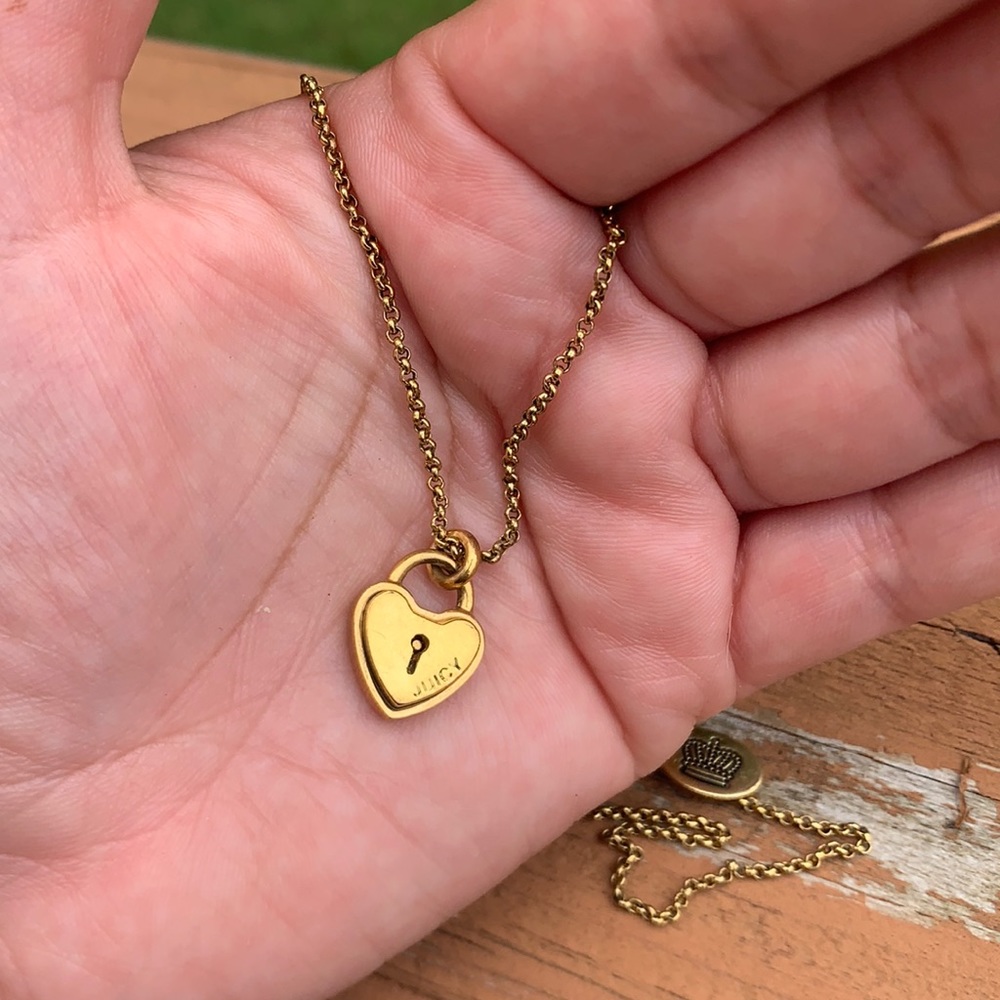 Heart lock necklace